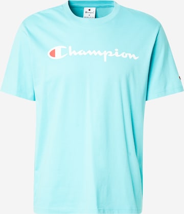 Champion Authentic Athletic Apparel - Camisa funcionais em azul: frente