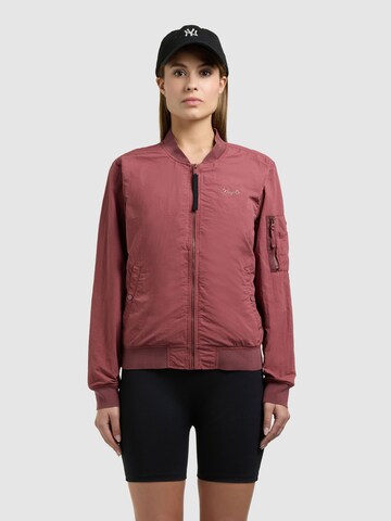 khujo Übergangsjacke 'Denz' in Pink: Vorderseite