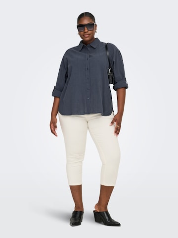 ONLY Carmakoma Blouse 'CARTIZANA' in Blauw