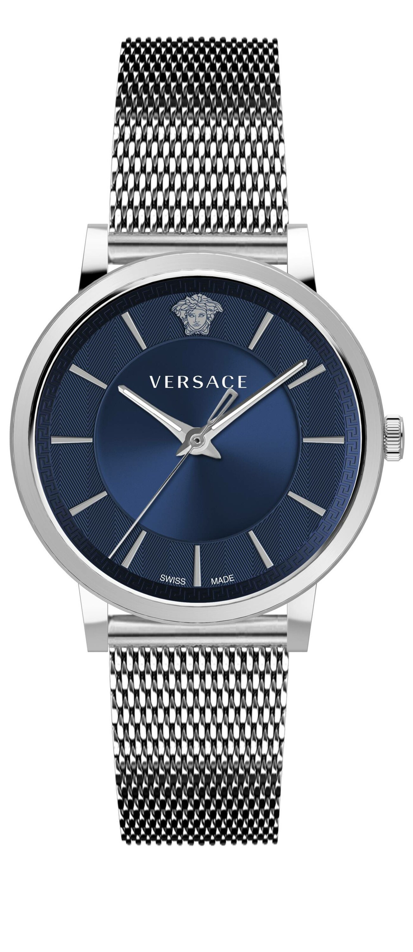 VERSACE Analoog horloge in de kleur Blauw / Zilver, Productweergave