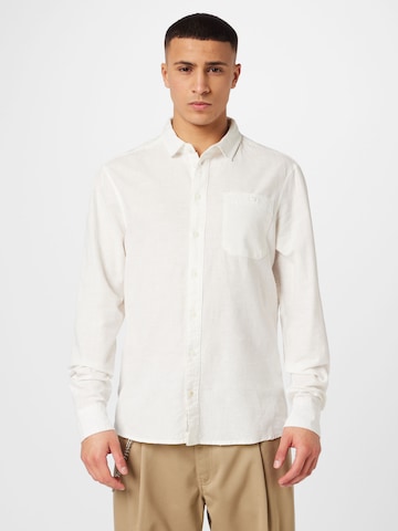 BLEND Regular fit Button Up Shirt in White: front