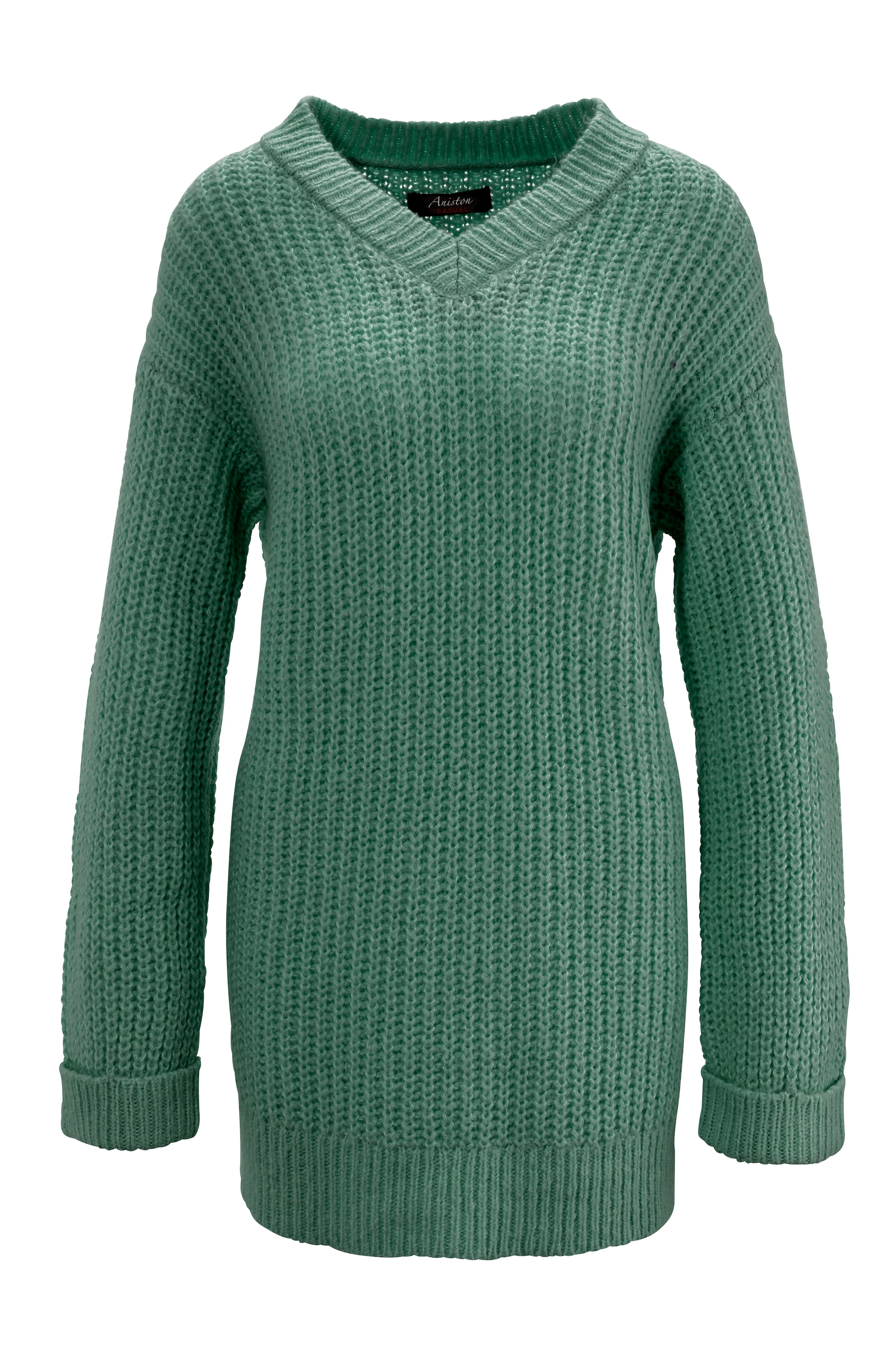 Aniston CASUAL Pullover in Grün: Vorderseite