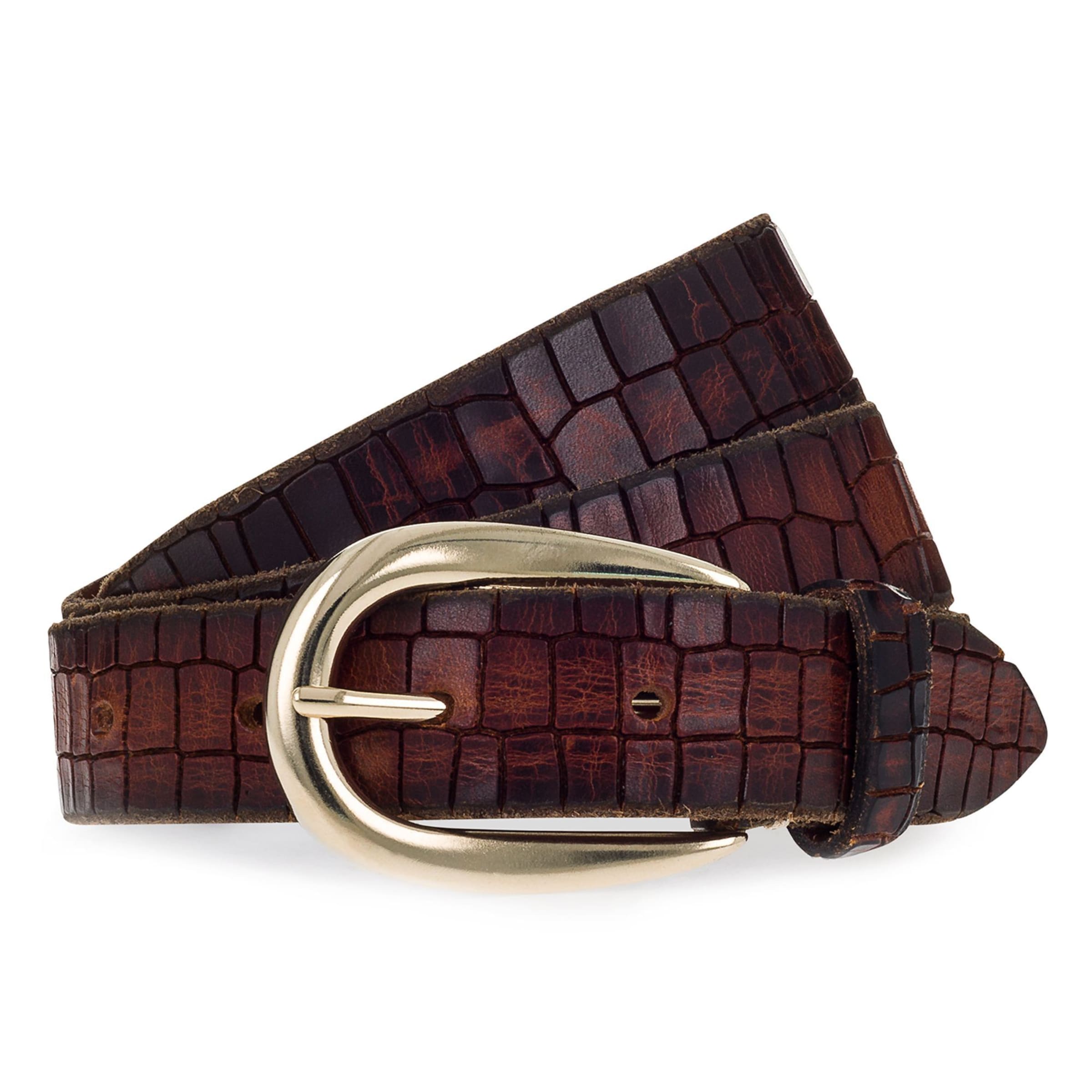 B.BELT Belt in Brown: front