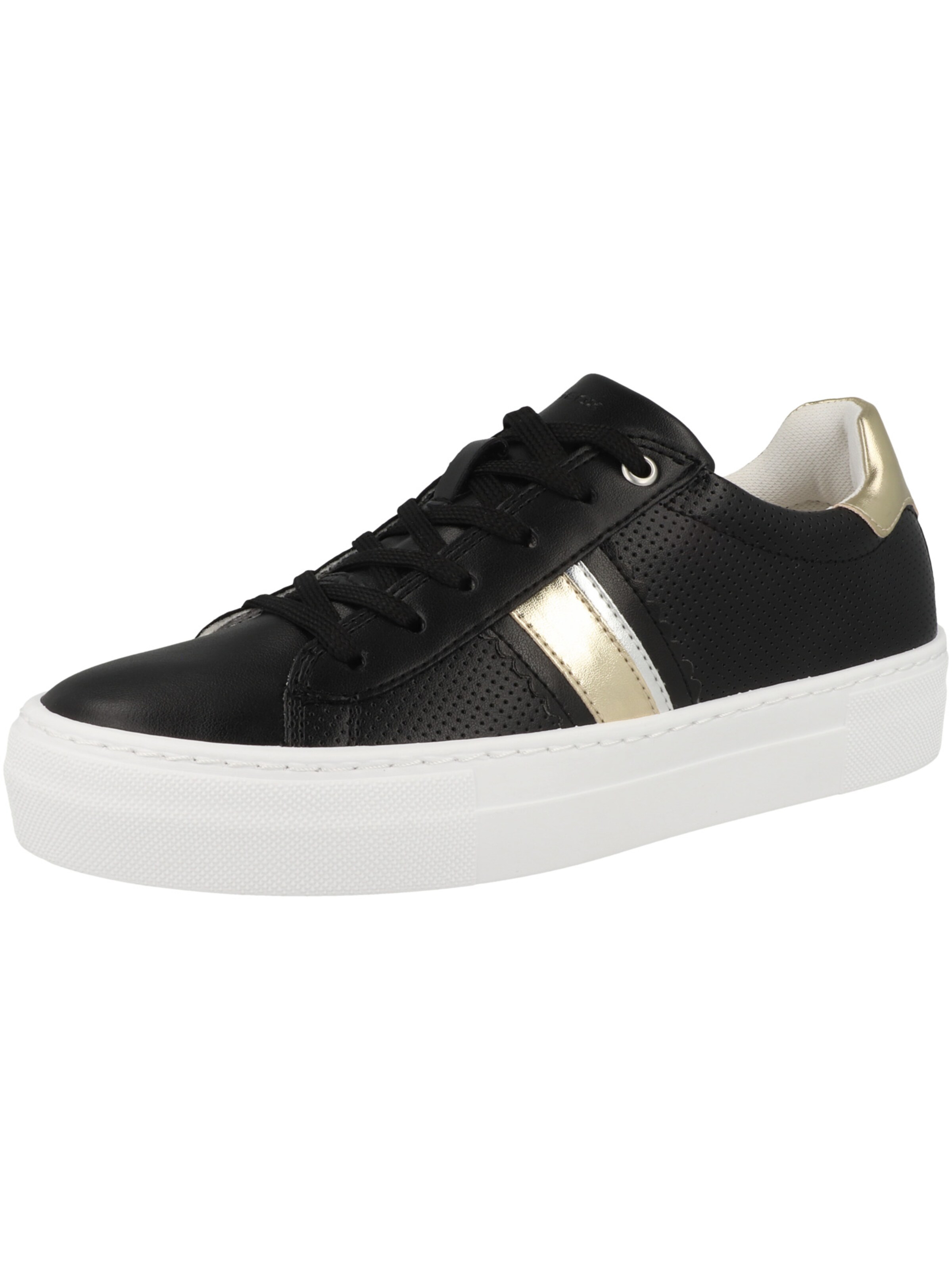 GEOX Platform trainers 'D Claudin A' in Black: front