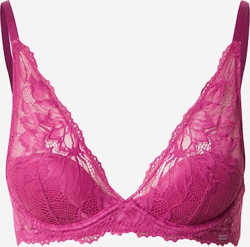 Calvin Klein Underwear Trikotni nedrčki Nedrček | roza barva: sprednja stran