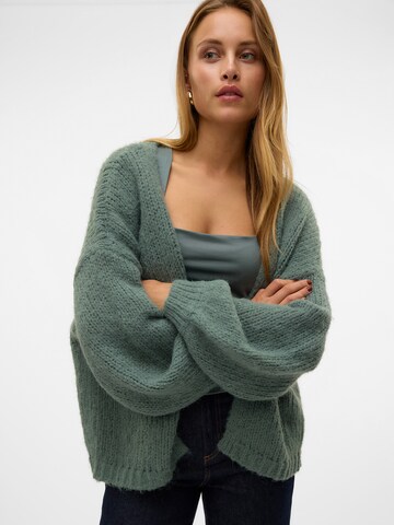 VERO MODA Knit cardigan 'MAYBE' in Green