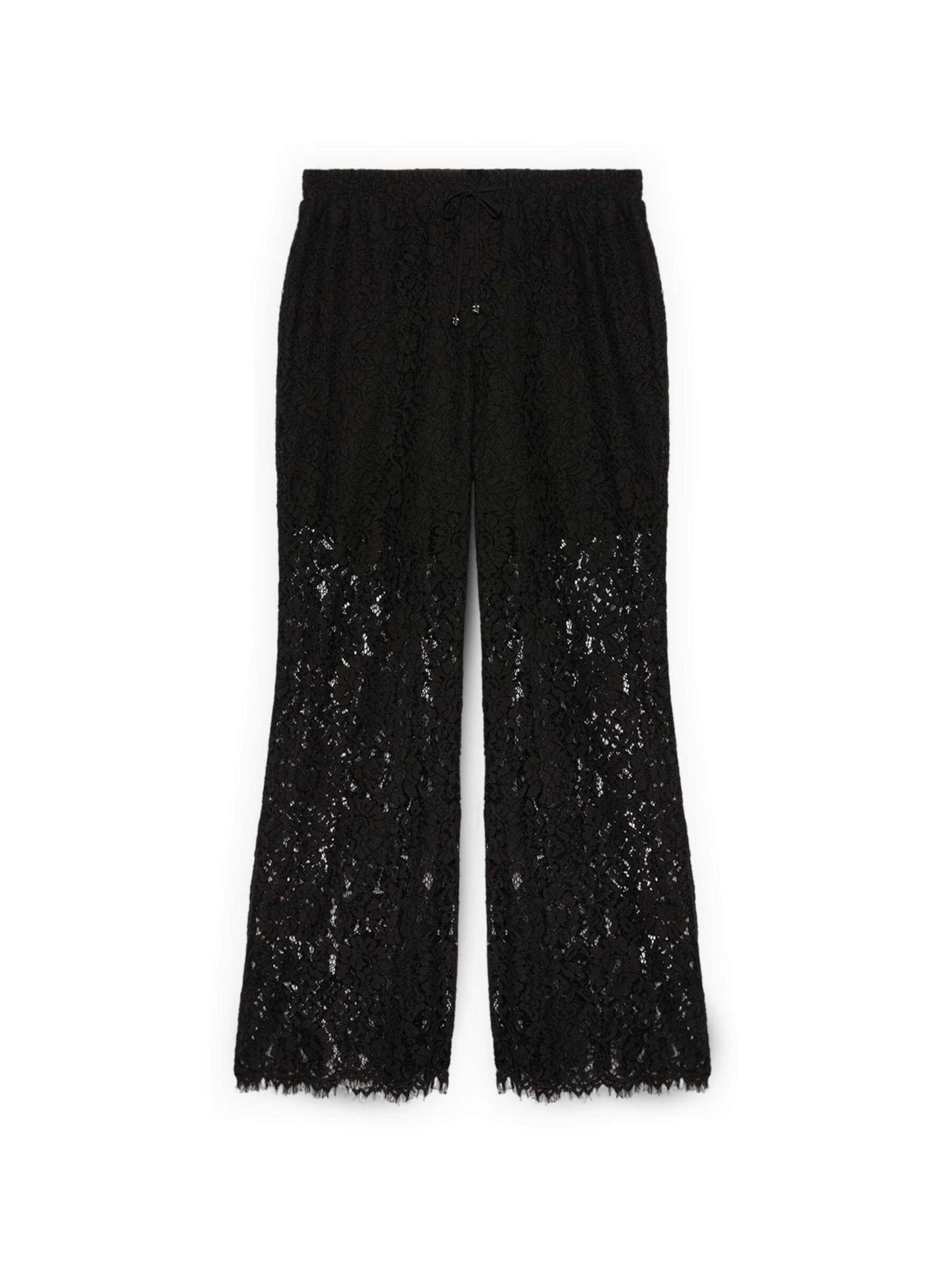 Regular Pantalon Fiorella Rubino en noir : devant