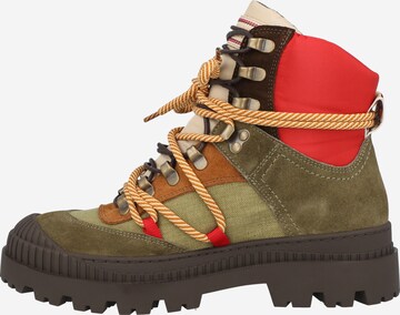 SCOTCH & SODA Lace-Up Ankle Boots 'CONNI' in Green