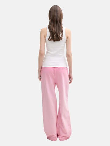 TOM TAILOR DENIM Wide leg Broek in Roze