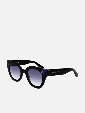 Longchamp - Gafas de sol en negro: frente