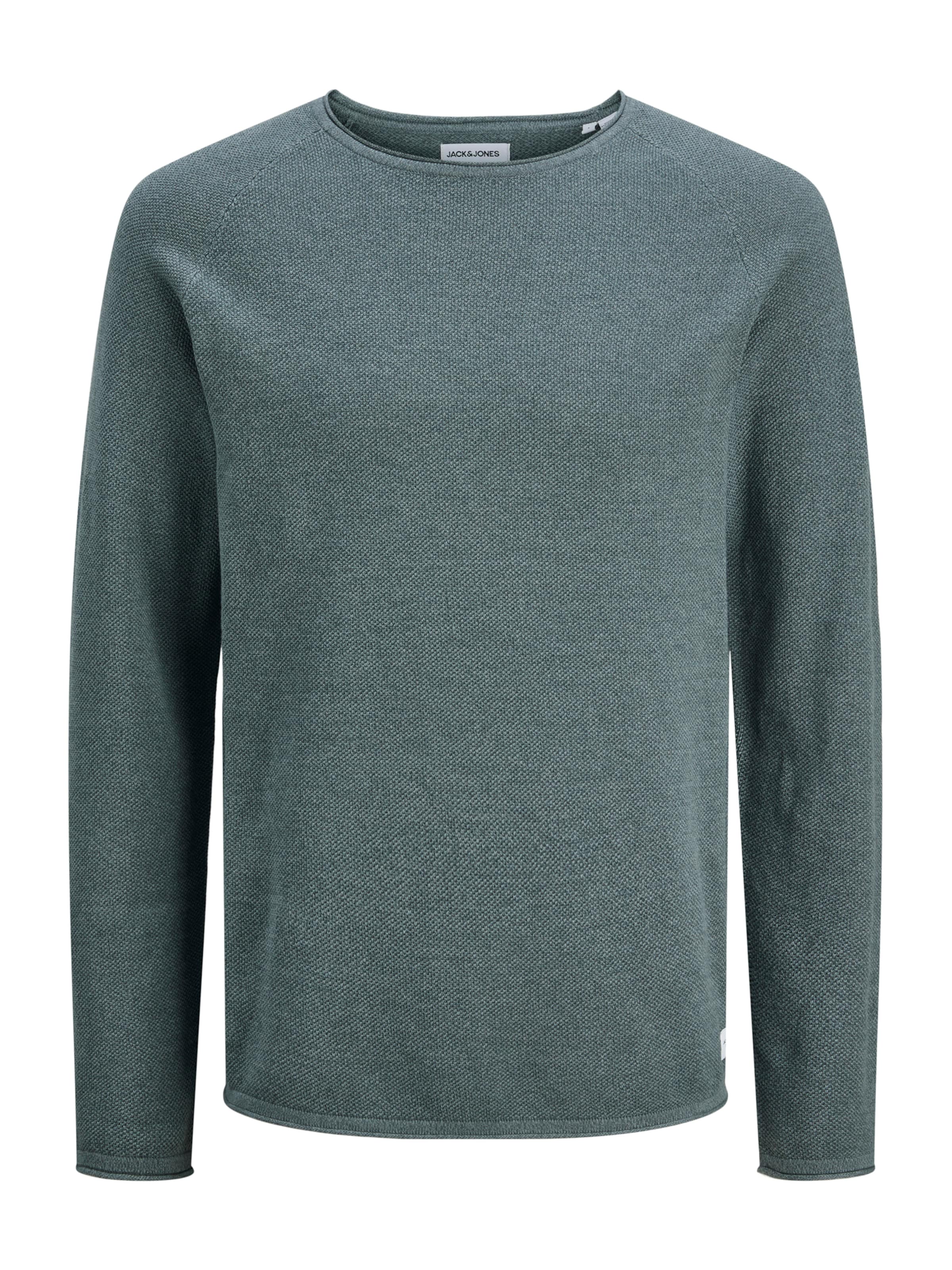 JACK & JONESRegular Fit Pulover 'JJEHill' - plava boja: prednji dio