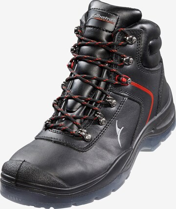 ALBATROS Lace-Up Boots in Black: front