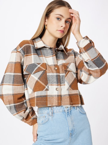Nasty Gal Μπλούζα σε καφέ: μπροστά