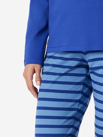 SCHIESSER Pajama 'Casual Essentials' in Blue