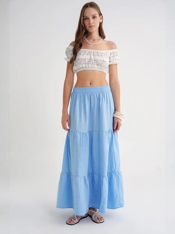 MixRay Skirt in Blue: front