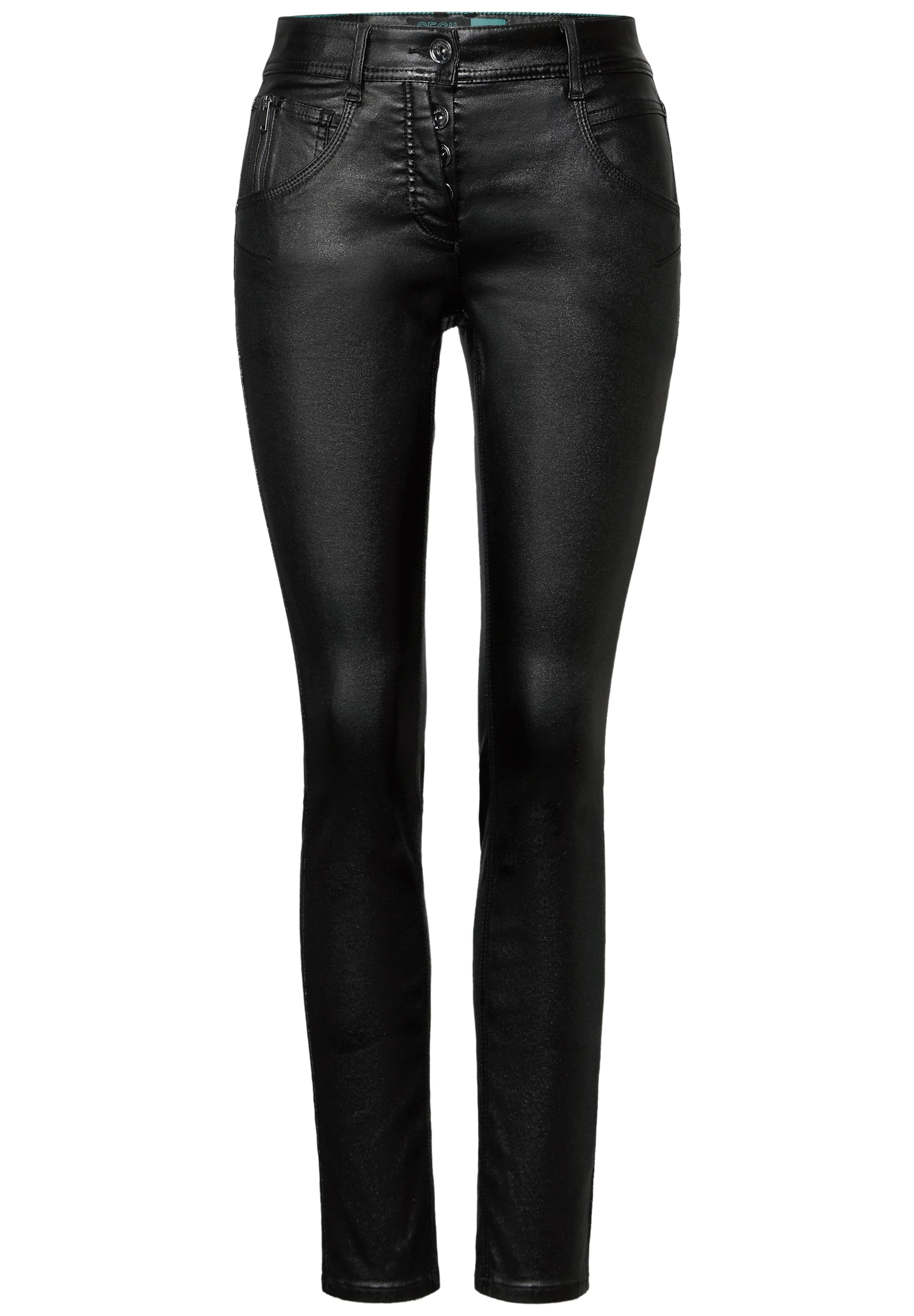 STREET ONE Hose in Schwarz: Vorderseite