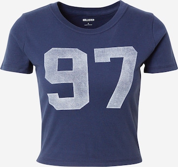 HOLLISTER Футболка в Синий: спереди