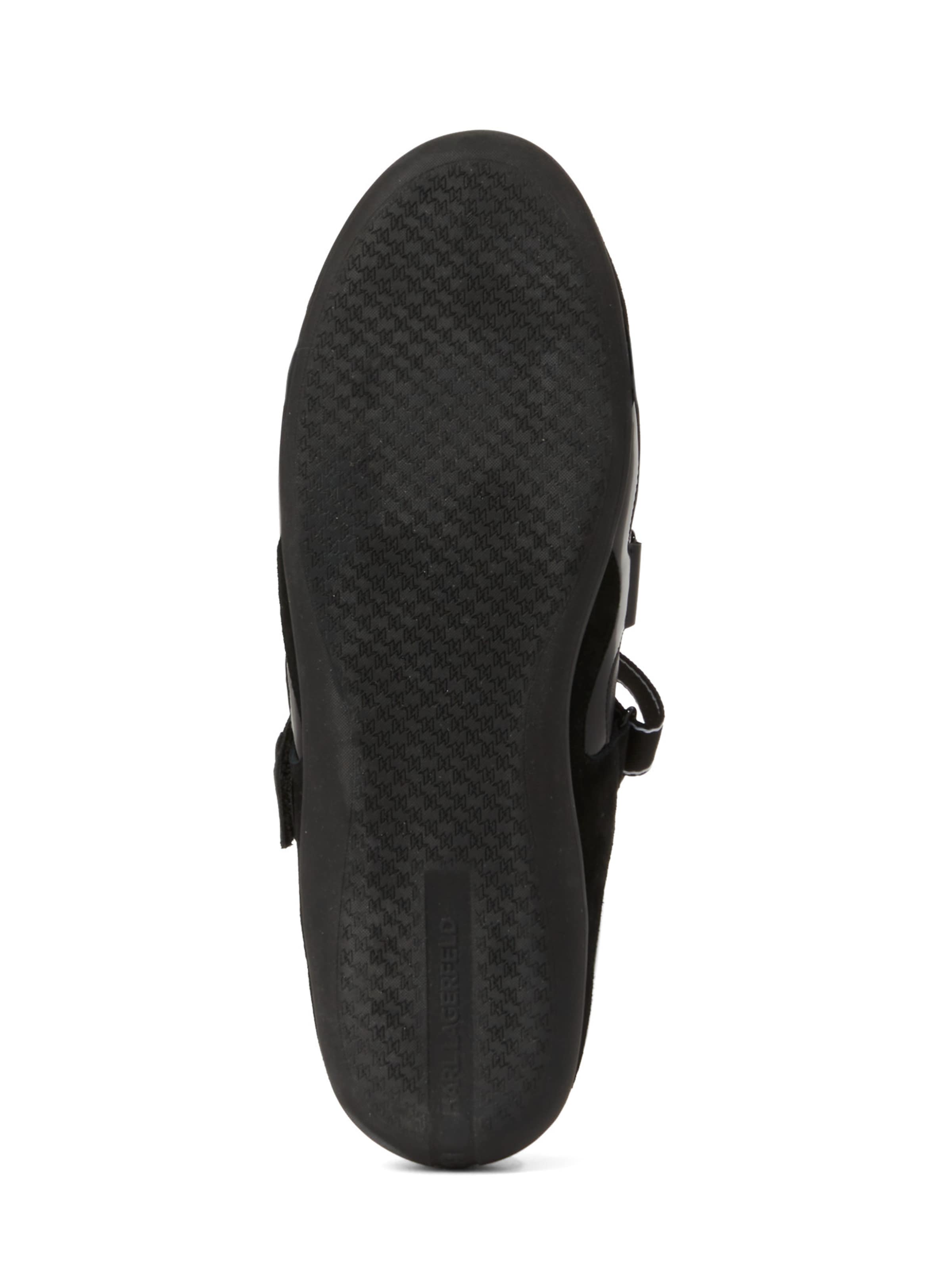 Karl Lagerfeld Balerinka z rzemykiem w kolorze czarny