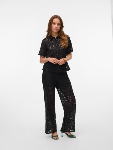 VERO MODA Loosefit Broek 'VMHoney' in Zwart