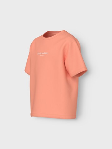 NAME IT T-Shirt 'BRODY' in Orange