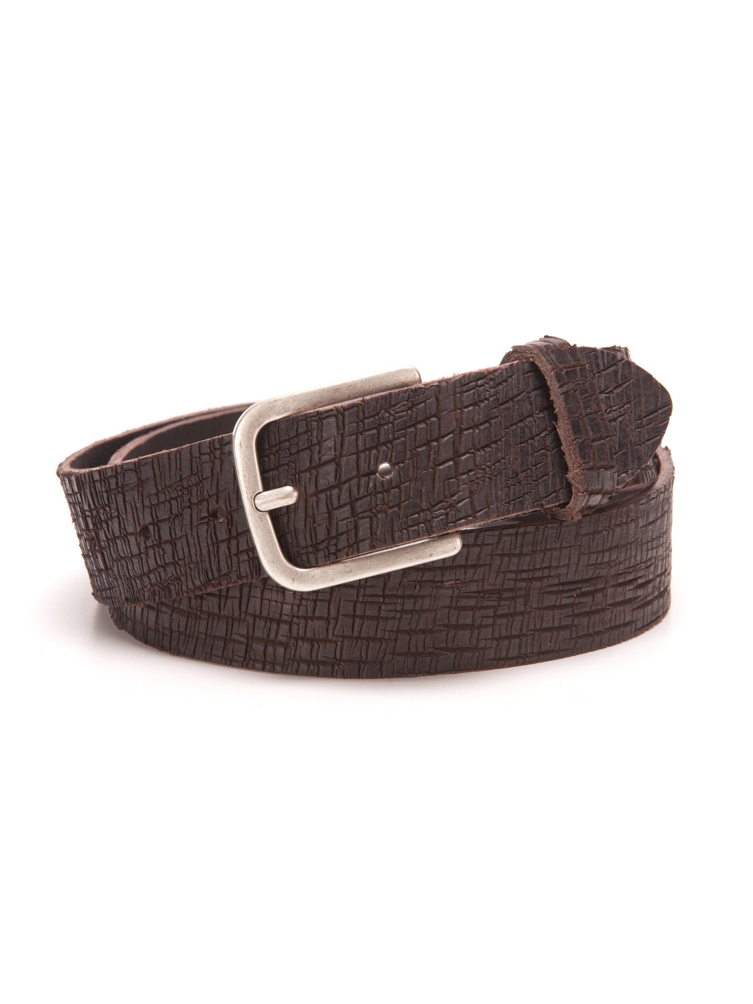 Ceinture 'Cologne' BA98 en marron : devant
