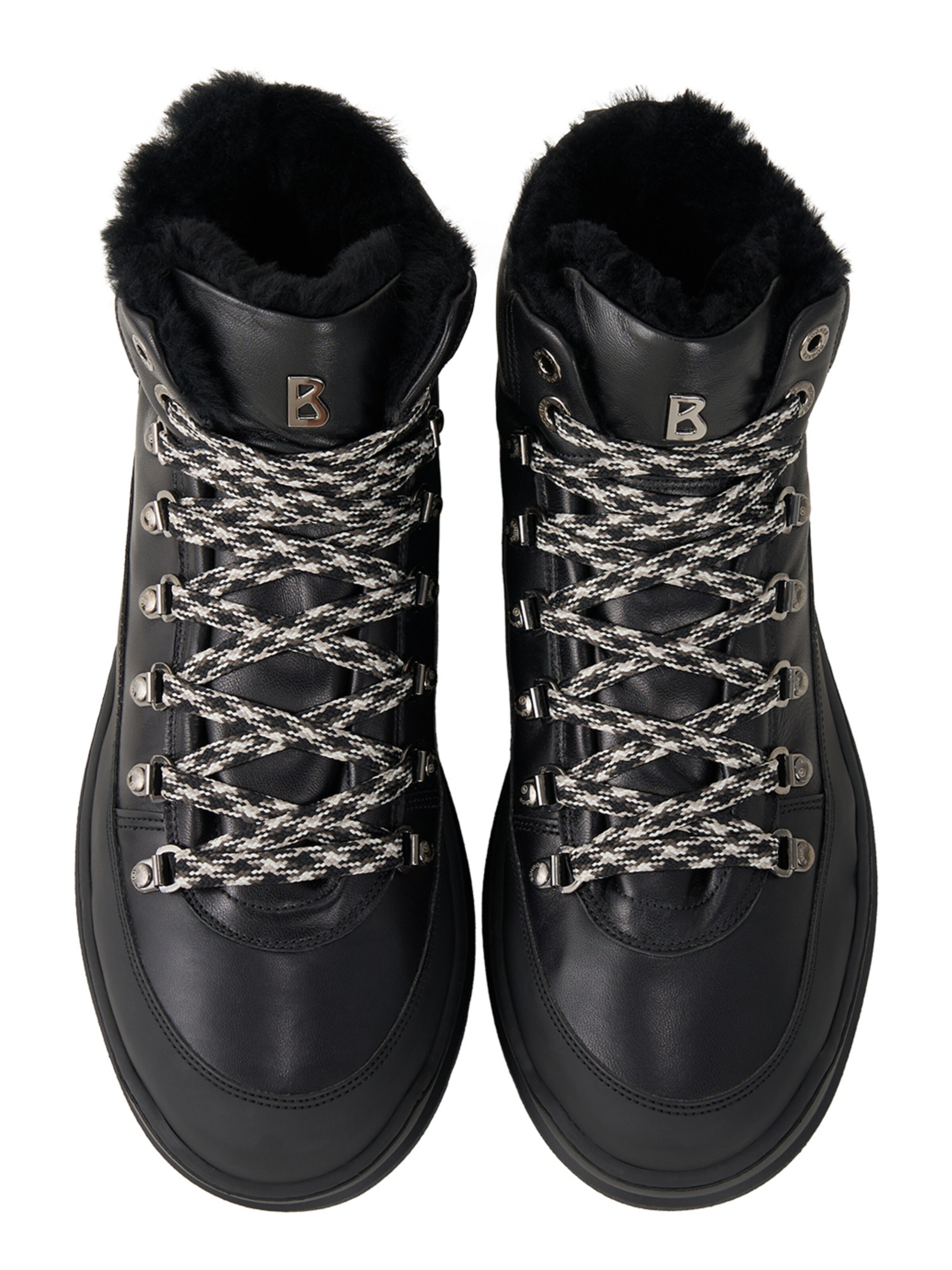 BOGNER Schnürstiefel in Schwarz