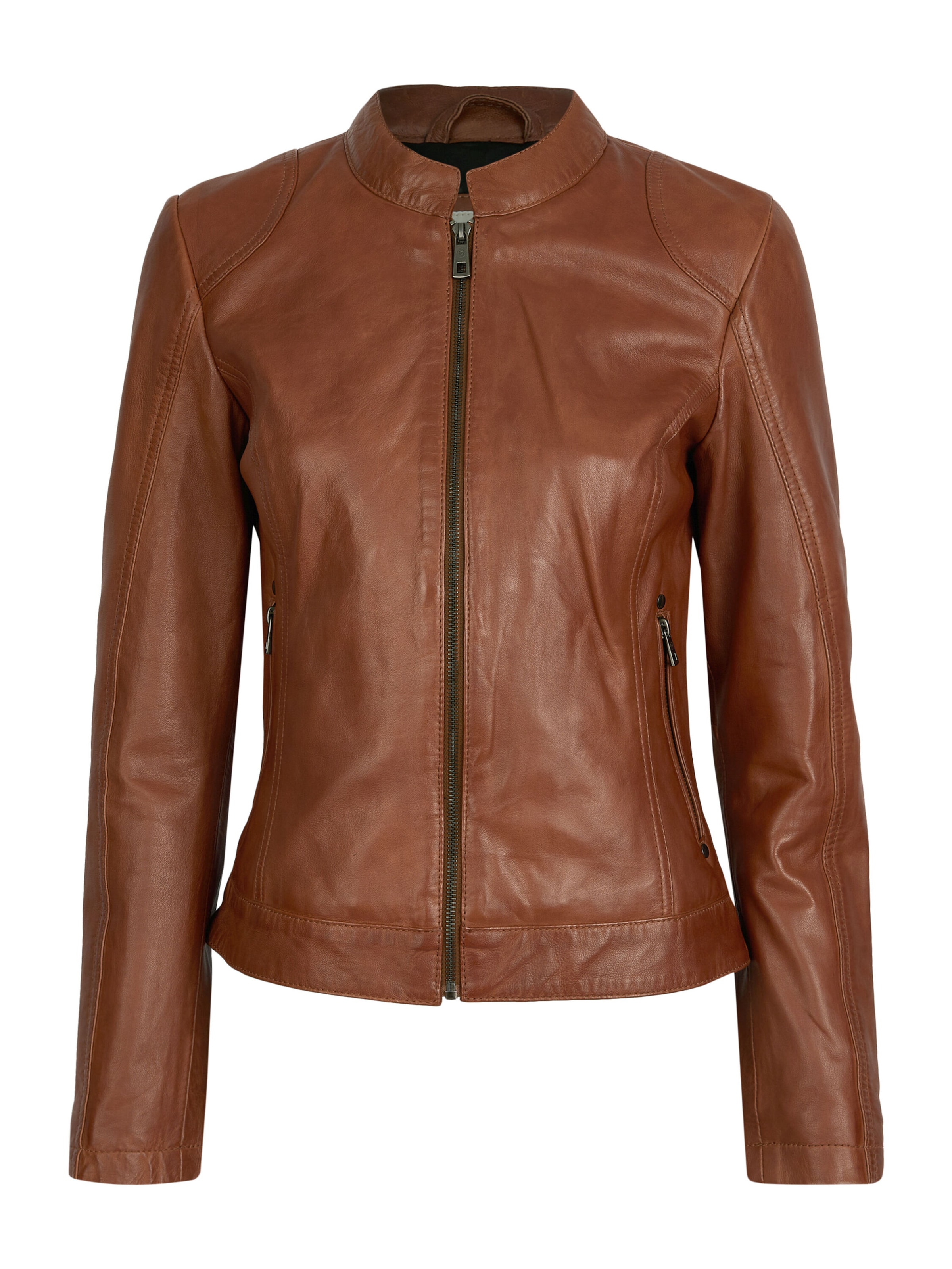 bugatti Tussenjas in Bruin: voorkant