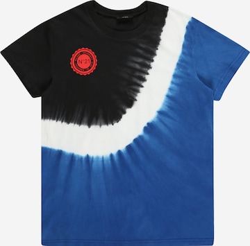 N°21 - Camiseta en azul: frente