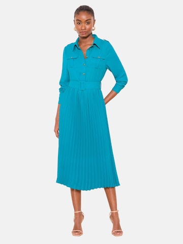 Lipsy Shirt dress in Blue: front