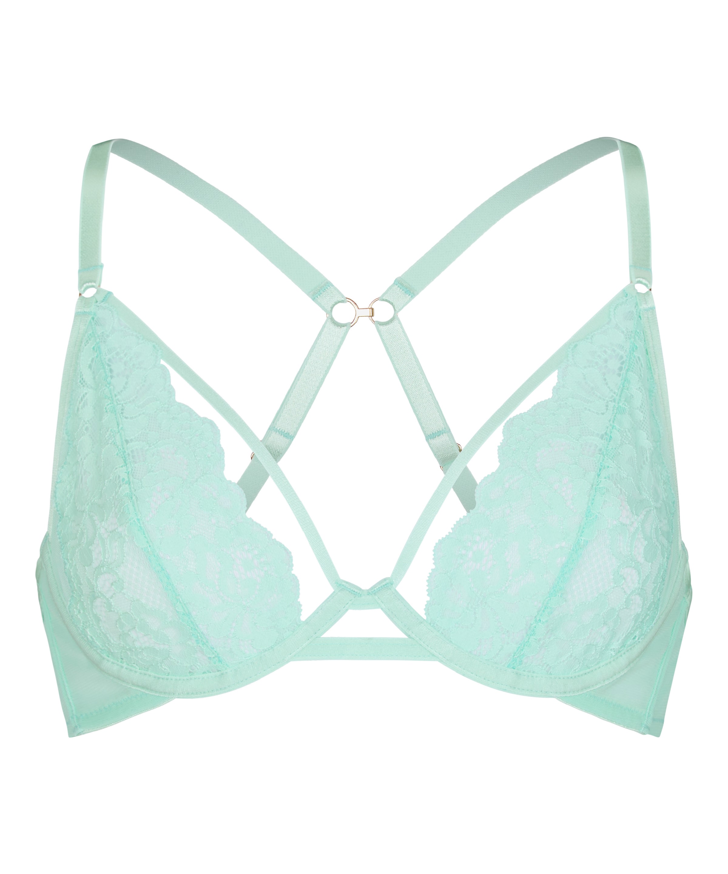 Hunkemöller BH Cinnamon' in Grün: Vorderseite