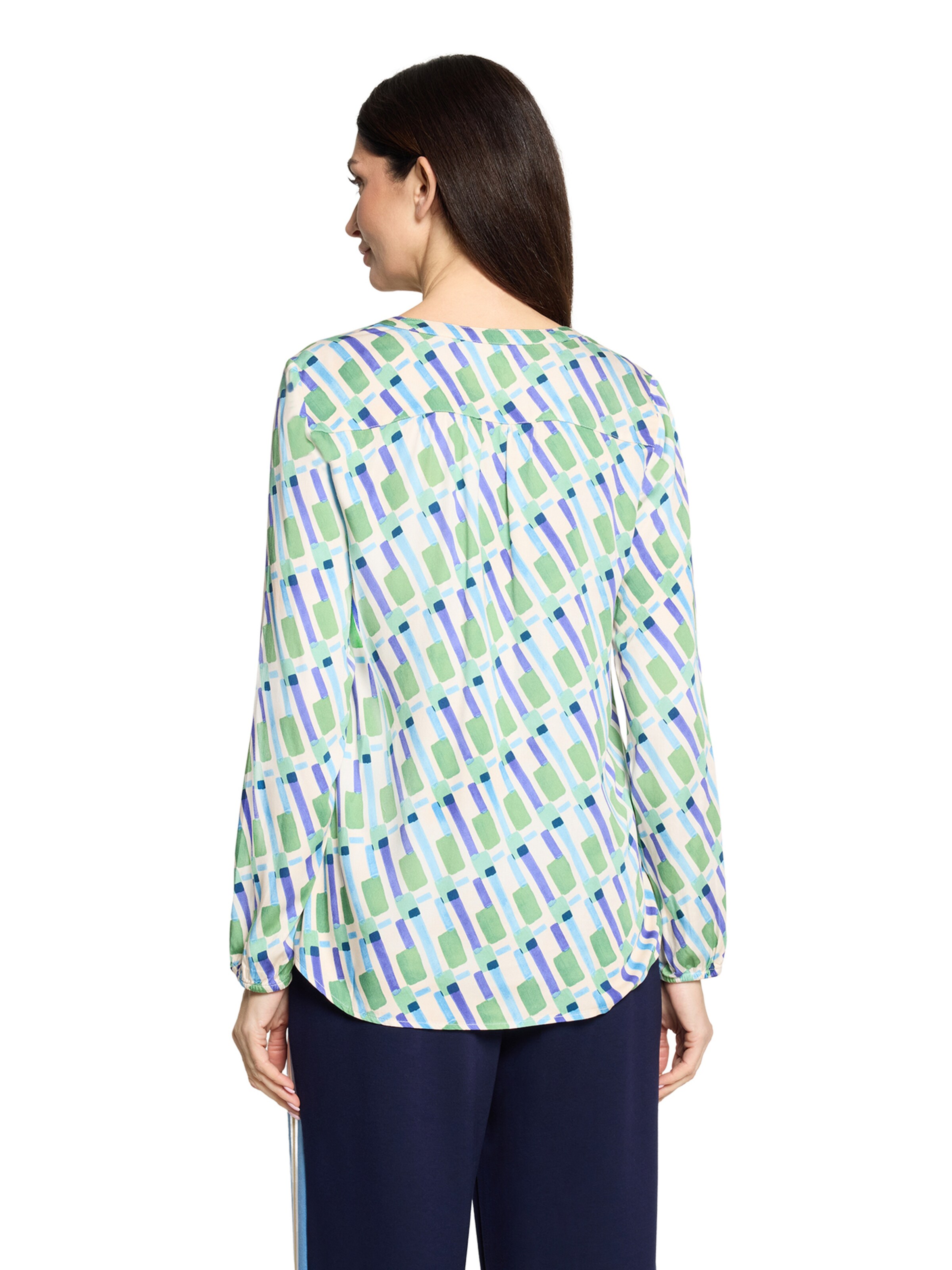 Cartoon Blouse in Groen