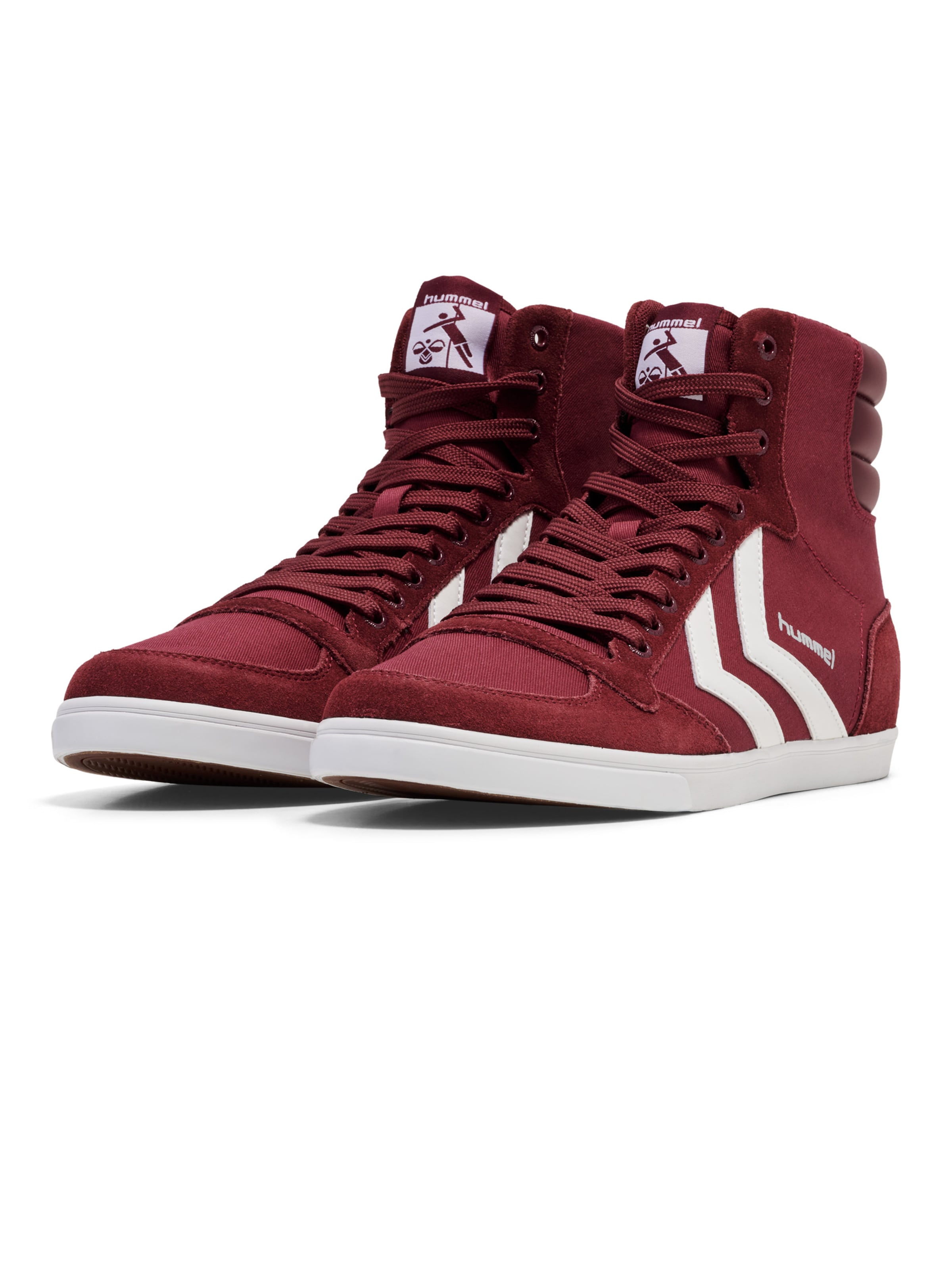 Sneaker bassa 'Slimmer Stadil' di Hummel in rosso