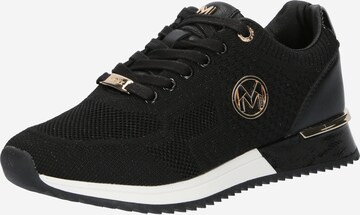 MEXX Sneakers laag 'Gitte Glitter' in Zwart: voorkant