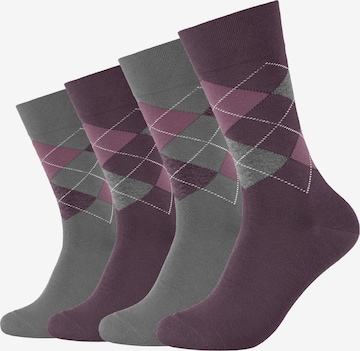 camano Socks 'ca-soft classic argyle' in Grey: front