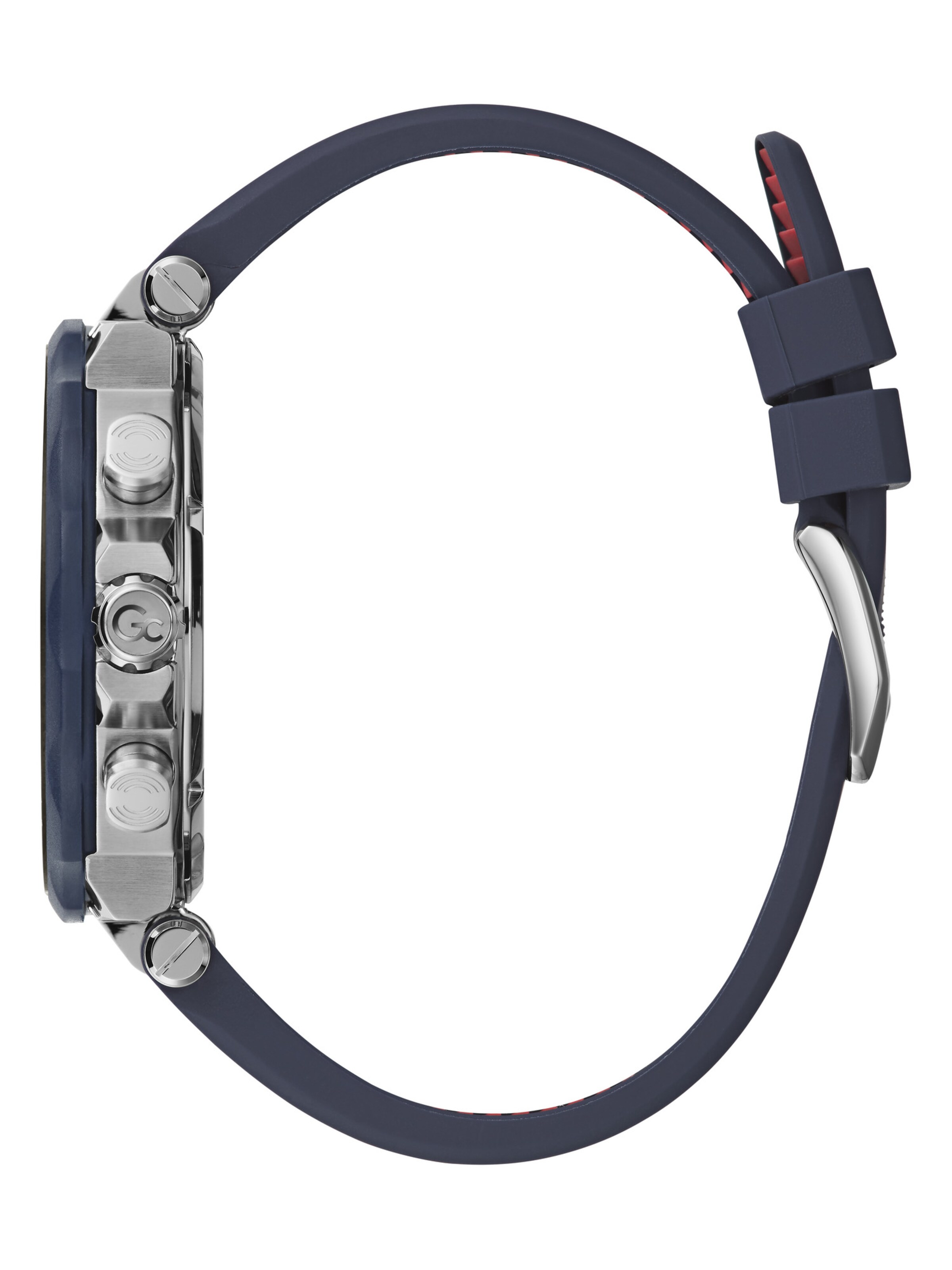 Gc Analoguhr 'Gc DiverCode Chrono' in Silber