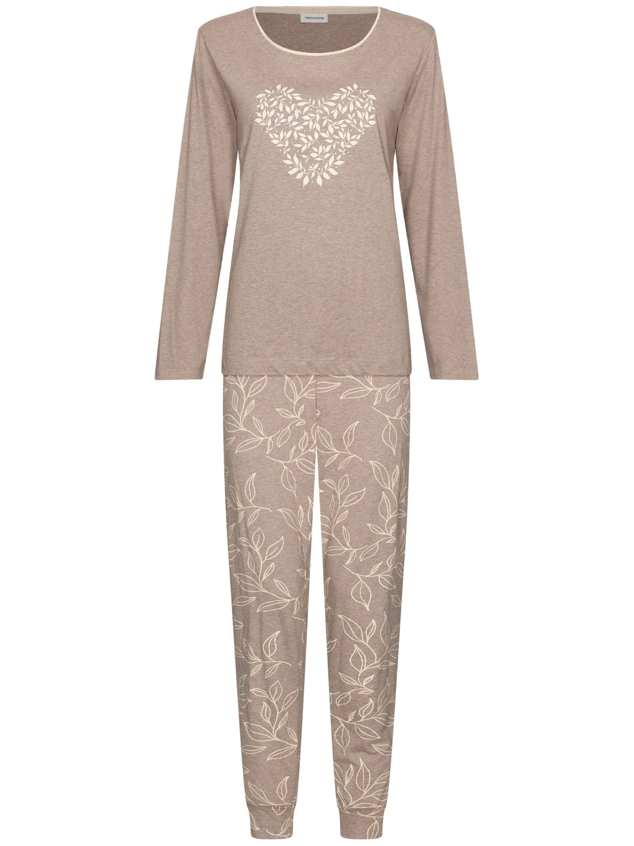 Pastunette Pyjama‌‌‌‌‌‌ in Beige: Vorderseite