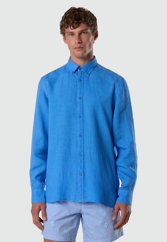 Regular fit Camicia di North Sails in blu: frontale