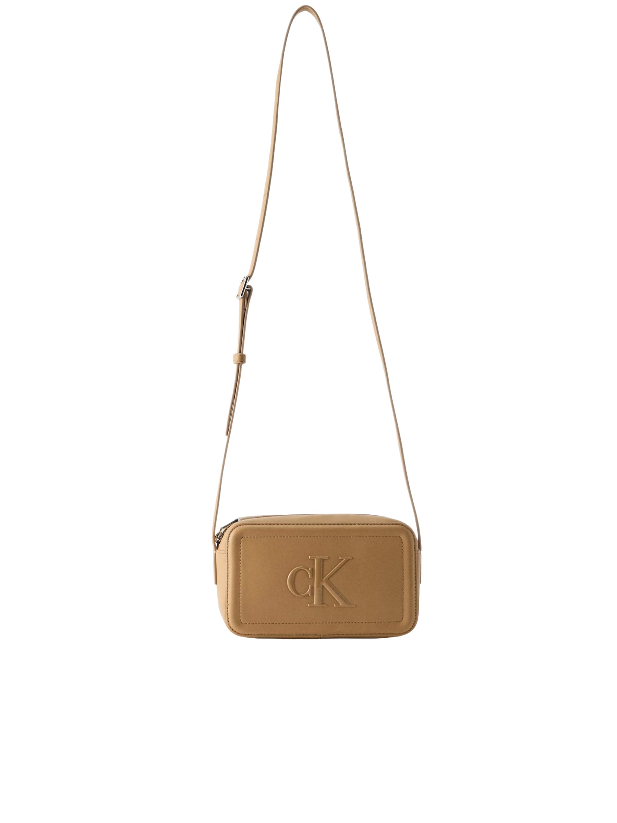 Calvin Klein Torba za čez ramo | rjava barva: sprednja stran