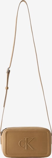 Calvin Klein Olkalaukku 'Contrast Monogram Camera' koossa One Size värissä karamelli, Tuotenäkymä