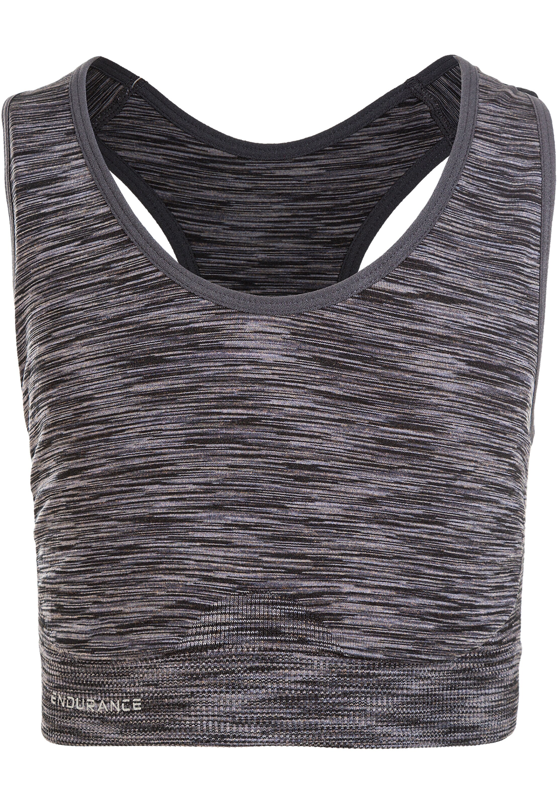 ENDURANCE Sport-BH 'Civita' in Schwarz: Vorderseite