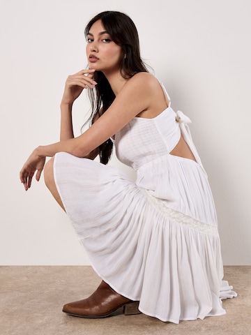 Apricot Dress ' ' in White