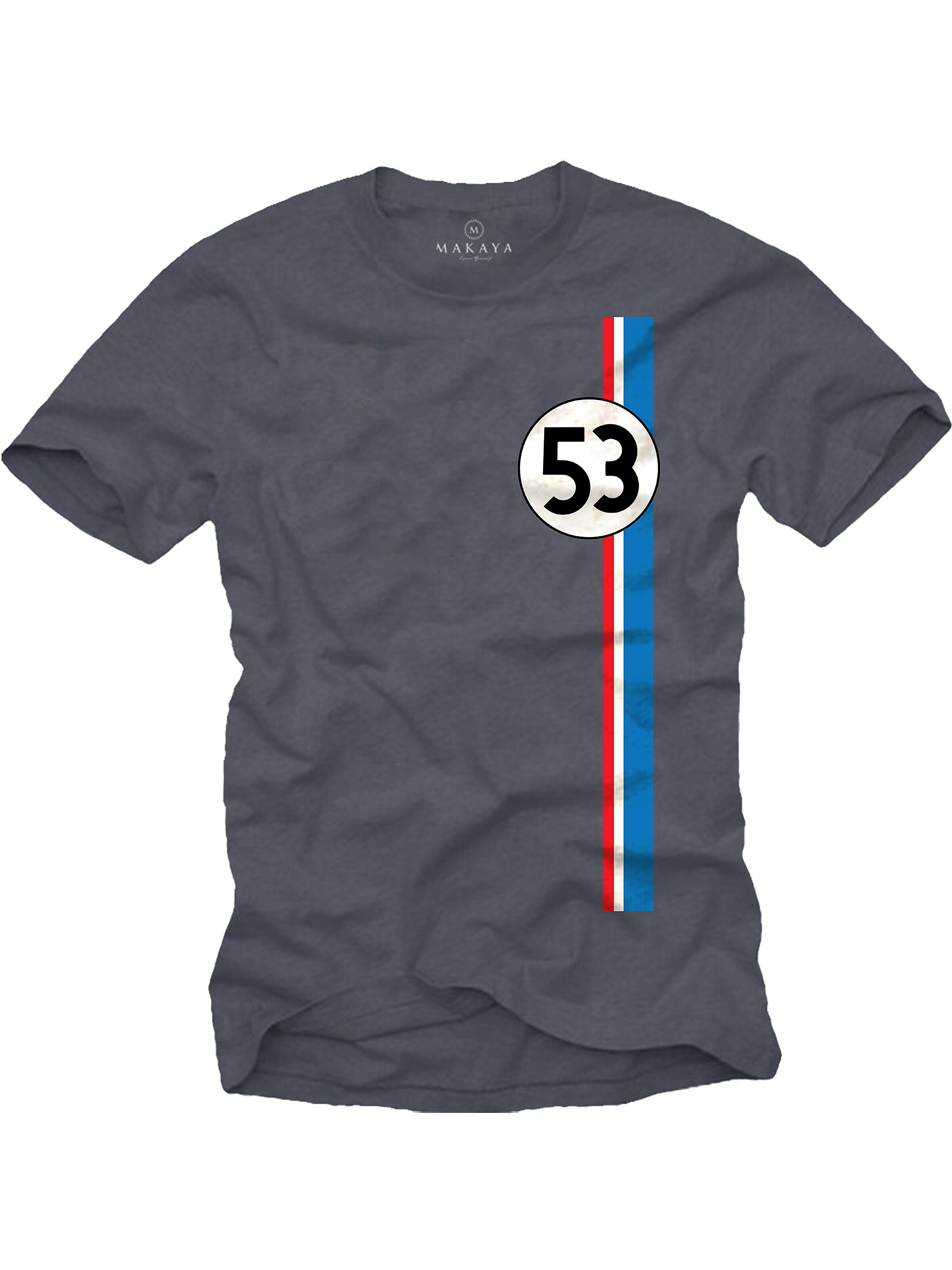 MAKAYA Shirt 'Herb-ie 53' in Grey: front
