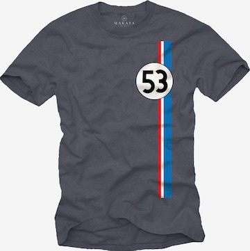 MAKAYA Shirt 'Herb-ie 53' in Grey: front