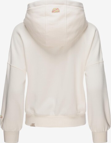 Ragwear - Sudadera con cremallera en blanco