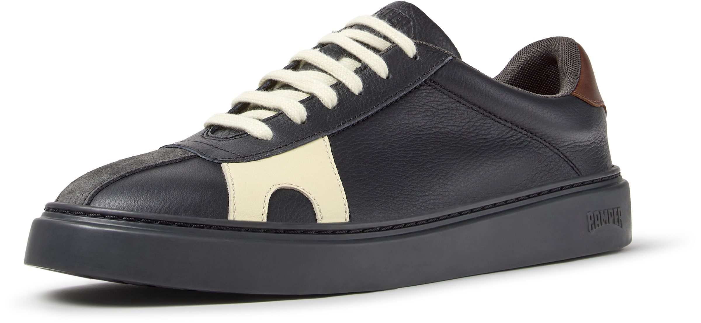 CAMPER - Sapatilhas baixas ' Runner Twentyfive Twins ' em preto: frente