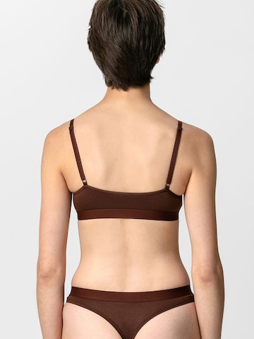 Erlich Textil - Clásico Sujetador 'Merle' en marrón