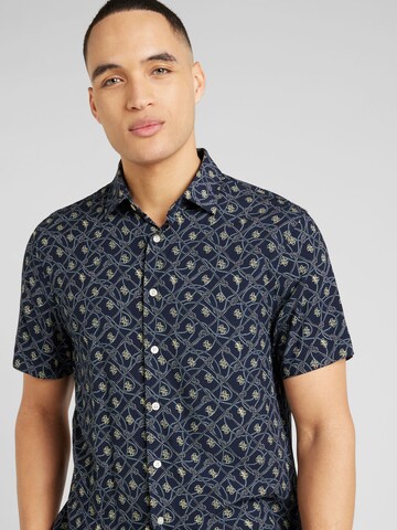 GUESS Regular Fit Hemd in Blau