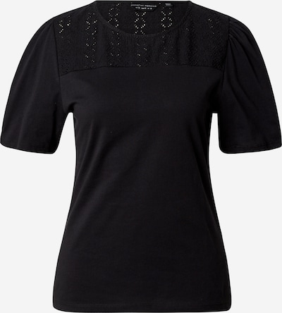 Dorothy Perkins T-shirt 'Broderie Yoke' en noir, Vue avec produit