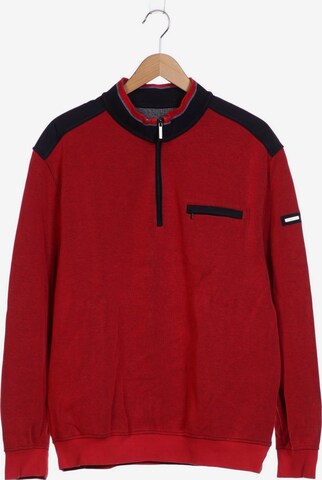 bugatti Sweatshirt & Zip-Up Hoodie in XXL in Red: front