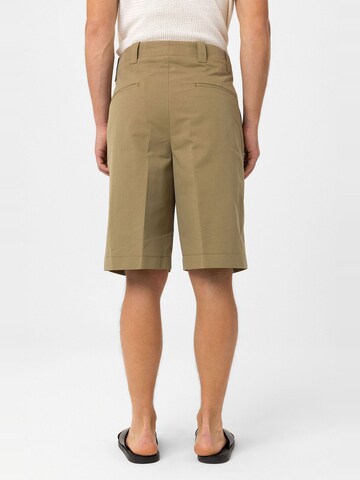 Loosefit Pantalon à plis 'Stoffel' Antioch en vert